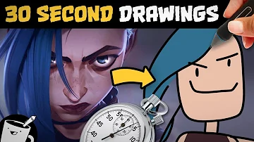 30 Second Group Photo Drawing Challenge