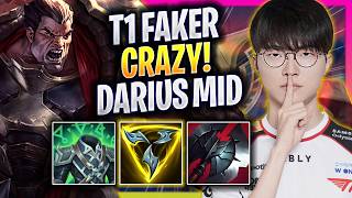 FAKER CRAZY GAME WITH DARIUS MID! - T1 Faker Plays Darius MID vs Aurelion Sol! | Season 2026