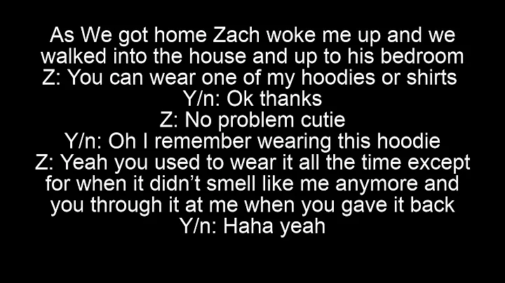 Your the one who left part 2 A Zach Herron imagine