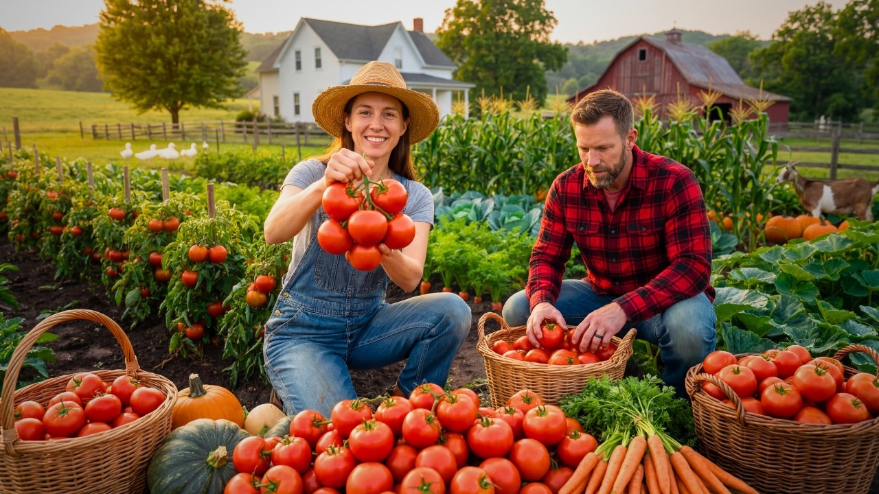 Life in the Country Farm – From the Farm Garden to the Table: Fresh Tomatoes – Farm Life