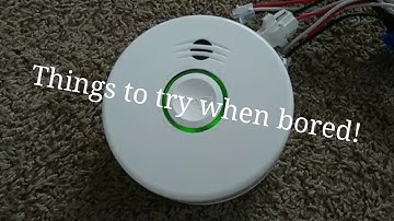 Things to do with the Kidde P4010 Series when bored! (READ DESC)