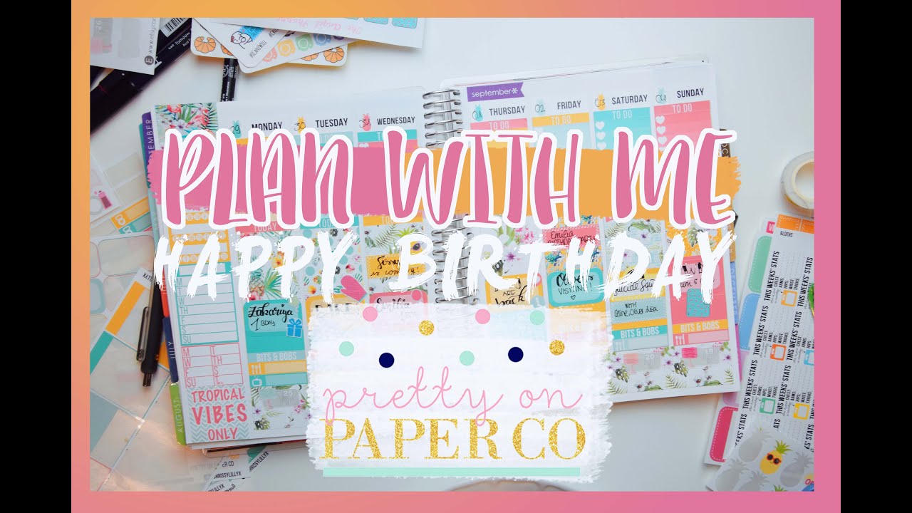 Plan With Me | POCO'S BIRTHDAAAY | Erin Condren Vertical