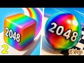 Jelly Run 2048 VS Ball Run 2048 - All Levels Satisfying Walkthrough Gameplay PART 2