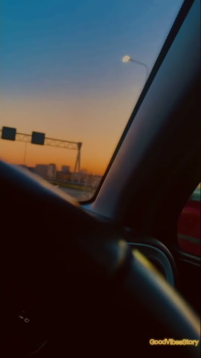 Story wa Senja di dalam Mobil | Aesthetic |