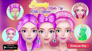 Supermodel Beauty Girls Makeup Salon Promo Video (Android) screenshot 2