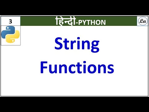 Python String Functions - YouTube