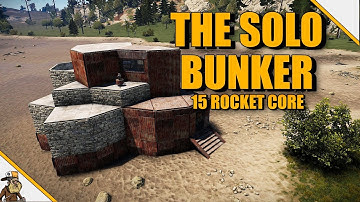 Rust Bunker Base - Rust Solo Bunker (Rust Building 3.2)
