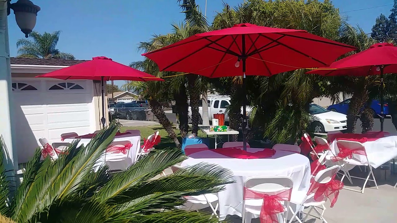 Umbrellas rentals Party 7142109410 YouTube