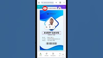 Design ID Card in Canva #shortsvideo #shorts #shortsviral