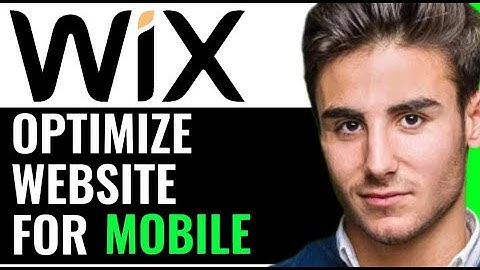 OPTIMIZE WIX WEBSITE FOR MOBILE (STEP BY STEP)