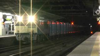 【JR貨】EF64-1012牽引 専用貨物 5788レ 大宮通過 汽笛つき (HD)