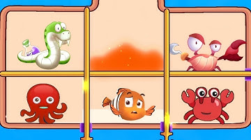 Save the Fish Game | Pull The Pin |Fish Pin Game | iOS & Android Gameplay | Part 28 level 700 to 720