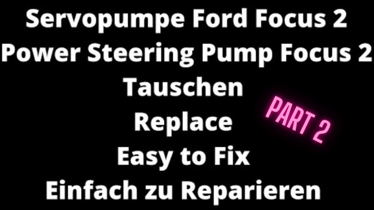Elektrohydraulische Servopumpe Lenkpumpe Ford Focus Ii 2 Mk2