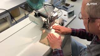 Strobel VEB100-6 Blind Stitch Fusing Tape Machine | Машина для потайного притачивания кромки