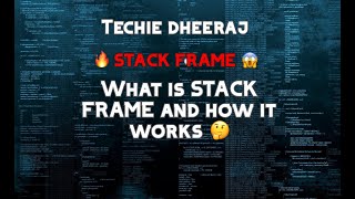 What is Stack Frame | Growth of Stack Frame || x86 Assembly || Demo