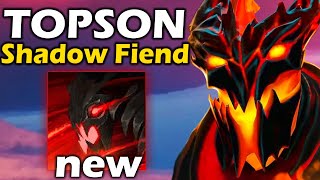 Топсон на Новом Шадоу Финде! Новая Мета?! - Topson Shadow Fiend 7.36 ДОТА 2