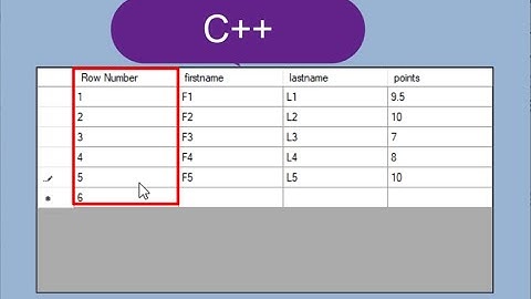 C++ Windows Forms: Auto Generate Row Numbers in DataGridView