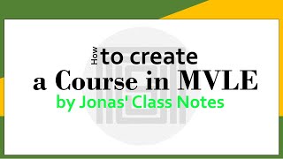 [Old Video] How to Create a Course in MMSU Virtual Learning Environment (MVLE)