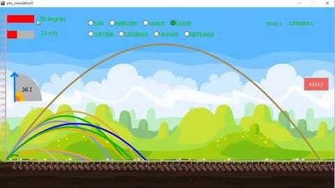 Projectile Physics Simulation - Hans Chandra