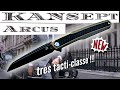 Kansept arcus  un excellent couteau gentleman folder trs tacticlasse 