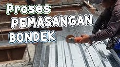 PROSES PEMASANGAN BONDEK RENOVASI RUMAH JADI 2 LANTAI - Durasi: 4.09. 