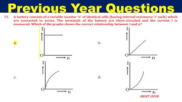 A battery consists of a variable number 