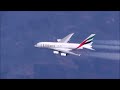 *RARE* CLOSE UP Air to Air Race A380 VS A380!