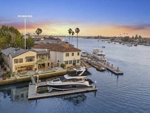 89 Linda Isle, Newport Beach, CA home video tour