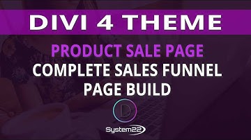 Divi 4 Product Sale Page Complete Sales Funnel Page Build 👈