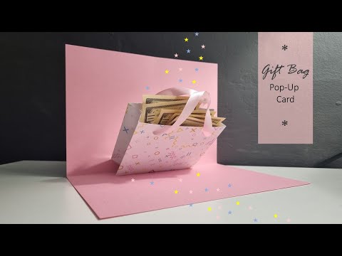 Creative Ways to Give Money – Pop Up Bag - Gift Card
