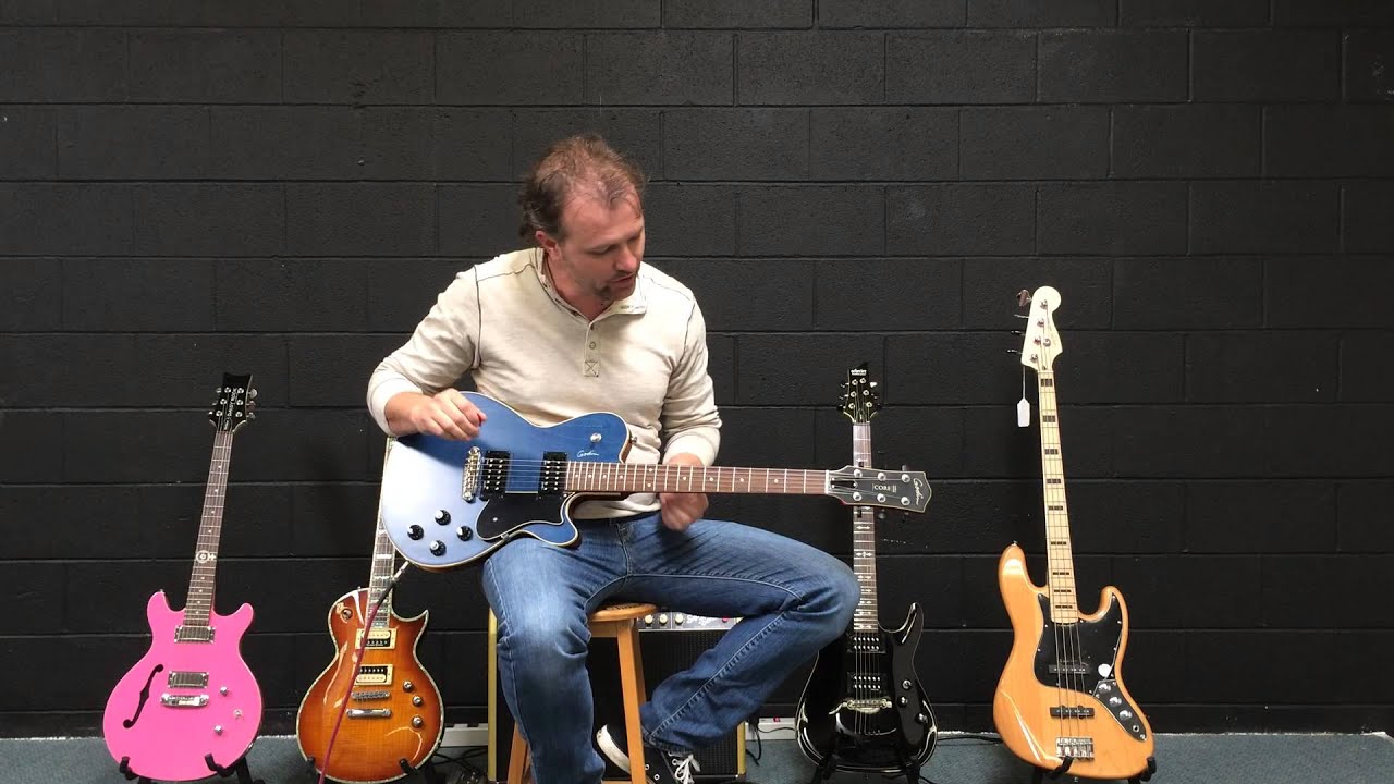 2014 Julian Rock Memorial - Godin Core HB - Denim Flame