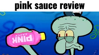 Squidward Tries Pink Sauce