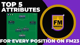Tips: Top 5 attributes for every Football Manager position