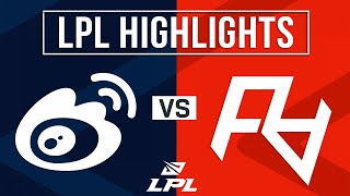 WBG vs RA Highlights ALL GAMES | LPL 2024 Spring | Weibo Gaming vs Rare Atom