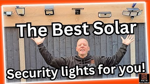 What is the BEST Solar LED Security Light for Your Home?