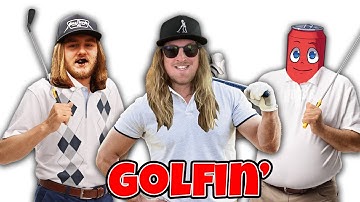 Golfing fun with the boys