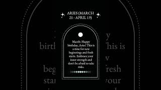 Unleash Your Inner Fire: Aries Horoscope for March #horoscope #astrology #zodiac #aries #shorts