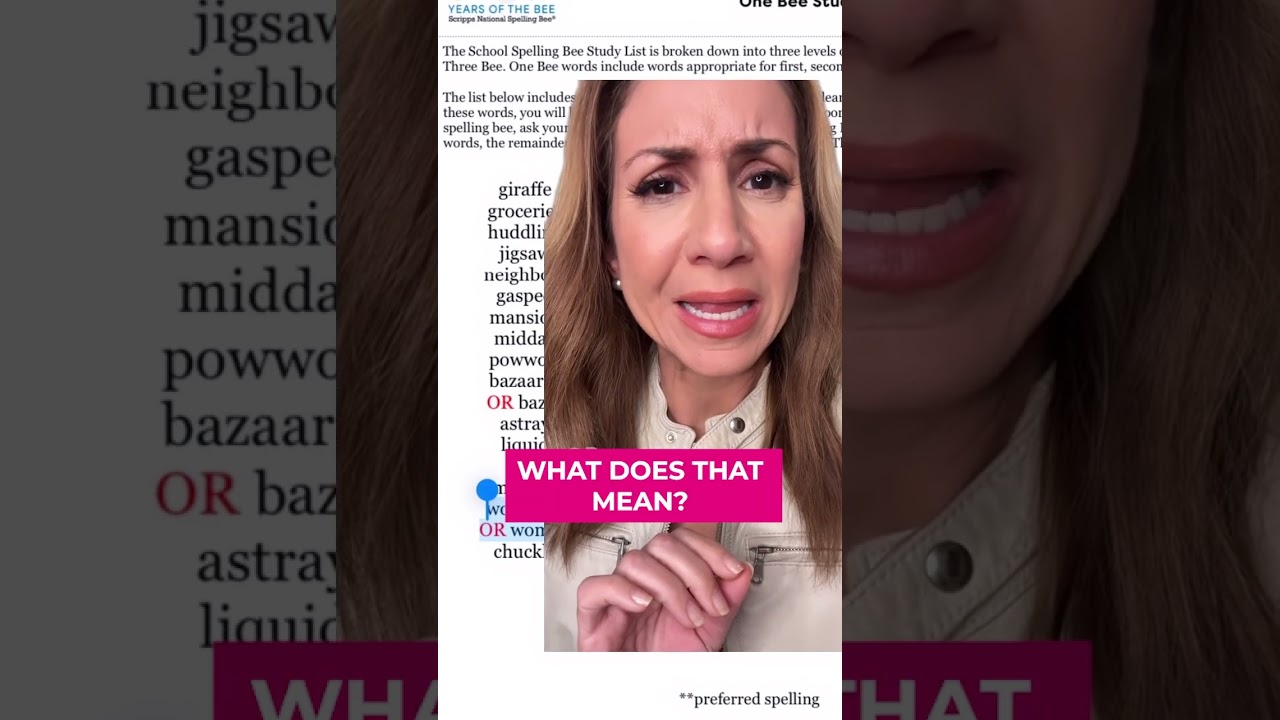 A Woke Spelling Bee Really Spelled Women This Way? 💀