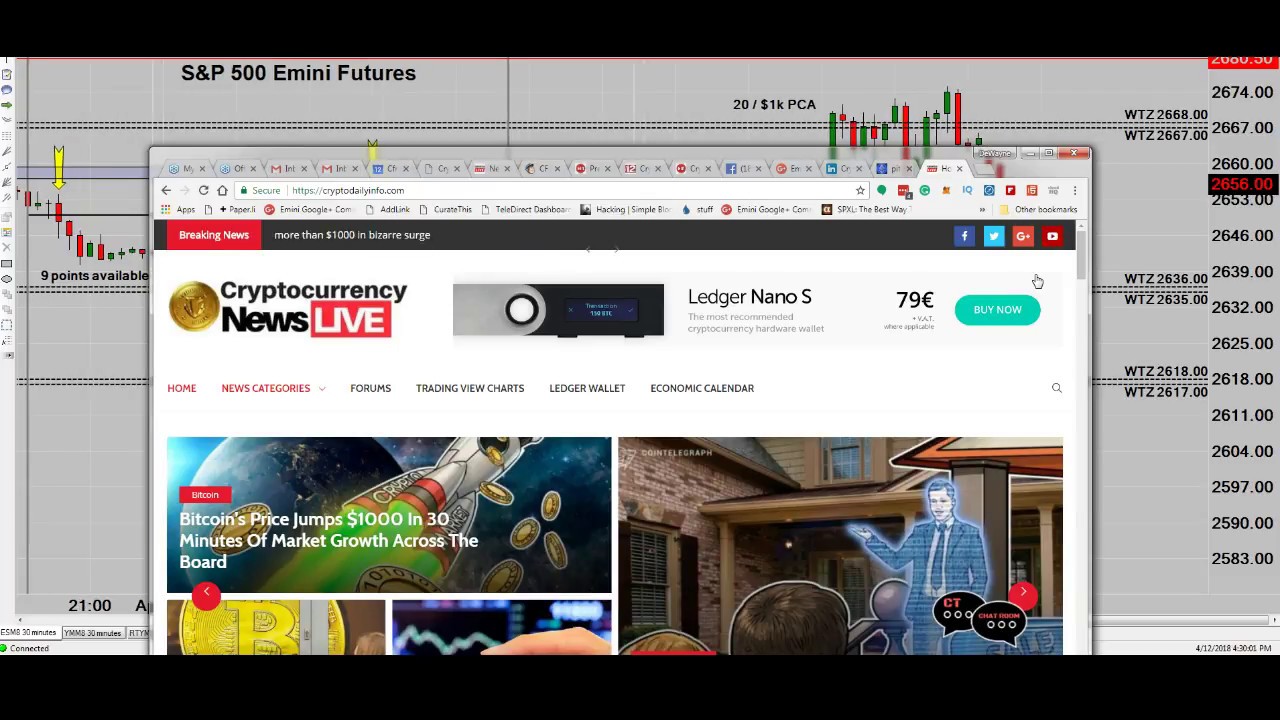 trading screen Cryptocurrency - CT Global (CTG) Opens Friday 04/13/18