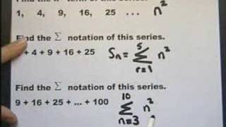 AS & A Level Maths No. 7. Sigma - from www.mathstutor.biz