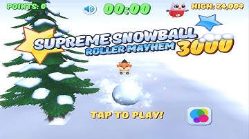 Official Supreme Snowball Roller Mayhem 3000 (by Kyy Games) Launch Trailer - iOS Universal