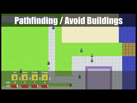 How to make Cannon Fodder in Construct 3 - Project Demo