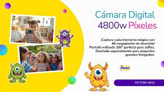 📸✨ ¡Captura momentos increíbles con esta cámara digital 4K de 48MP!