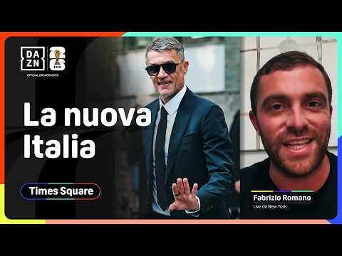Video FABRIZIO ROMANO sulla nuova ITALIA: MALDINI dt e il NUOVO CT: CONTE o MANCINI? | Times Square | DAZN