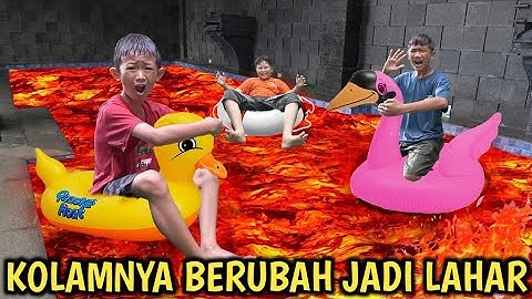 THE FLOOR IS LAVA! PALING EXTRIME DI DUNIA! KOLAMNYA BERUBAH JADI LAVA