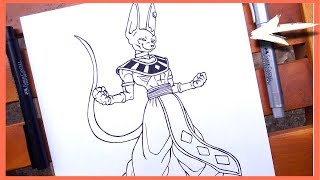 Como Desenhar O Bills Beerus Deus Da Destruição