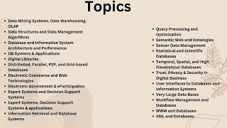 12th International Conference on Data Mining and Database (DMDB 2025)