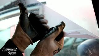 How To Remove Car Window Tint / Sun Film And Glue DIY