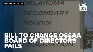 Bill to shake up OSSAA Board of Directors fails in Senate Education Committee