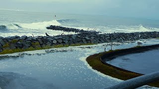 4k King Tide!  November 2024 Westport Washington.